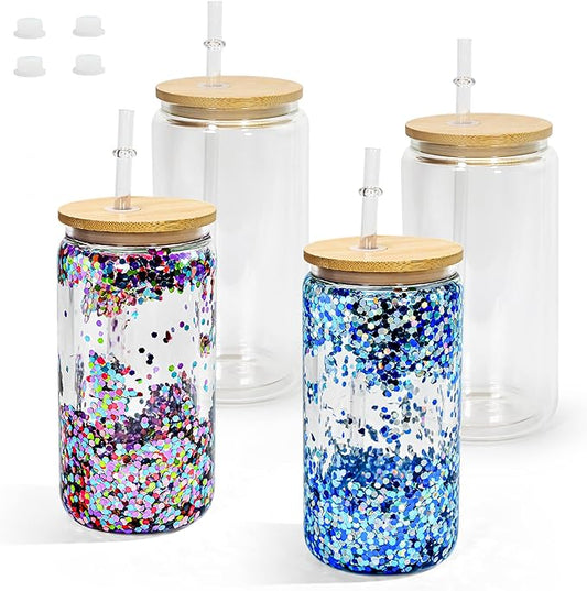 16oz Acrylic SnowGlobe Tumbler